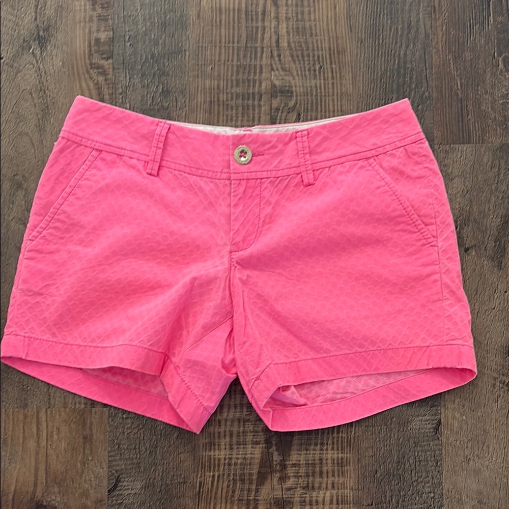 Women's Pink Casual Pocket Bermuda Shorts